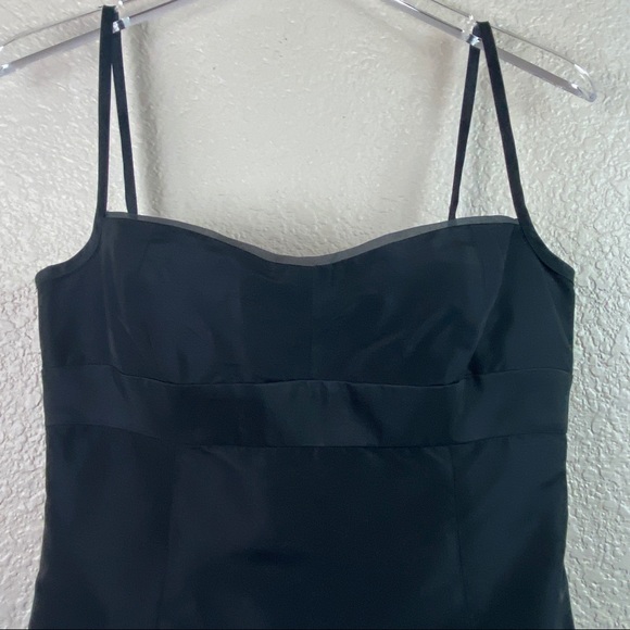 J. Crew Silk Spaghetti Strap Dress Lace Trim 4 - Picture 2 of 5